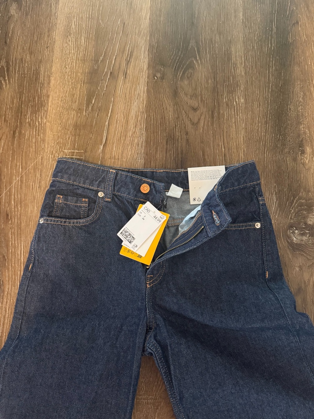 Divided Dark Blue Straight Leg Jeans